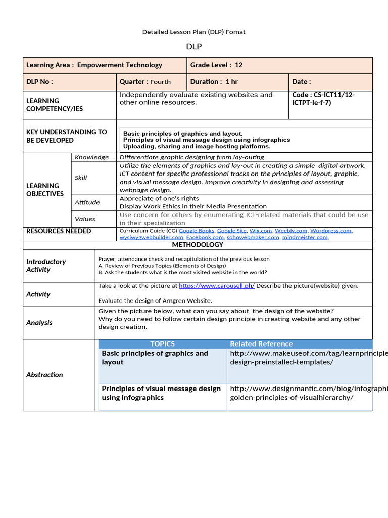 DLP for COT Mcm3 | PDF | Page Layout | Learning