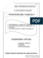 IV Torneo Fuentes del Narcea (Calendario)