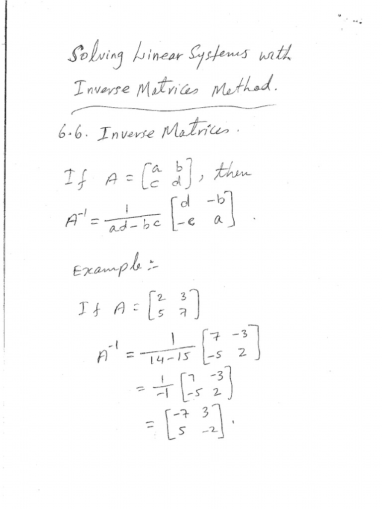 Matrices 3 | PDF