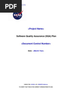 Download NASA software quality assurance plan by NASAdocuments SN976610 doc pdf