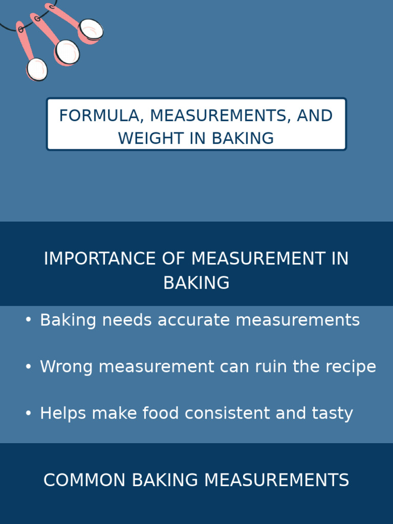 Measurements-Formula-and-Weight-in-Baking | PDF