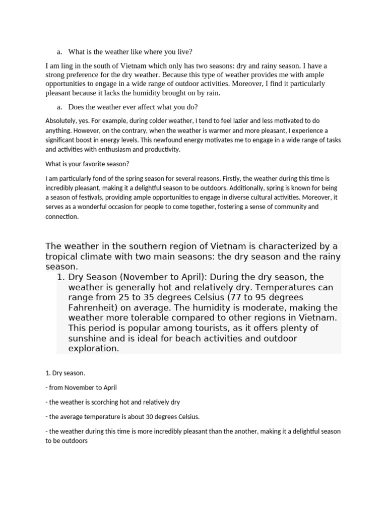 Speaking Weather | PDF | Weather | Humidity