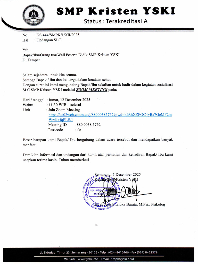 Sosialisasi SLC | PDF