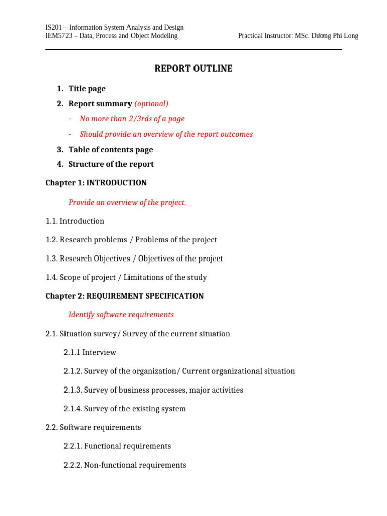 Information System Analysis Report | PDF