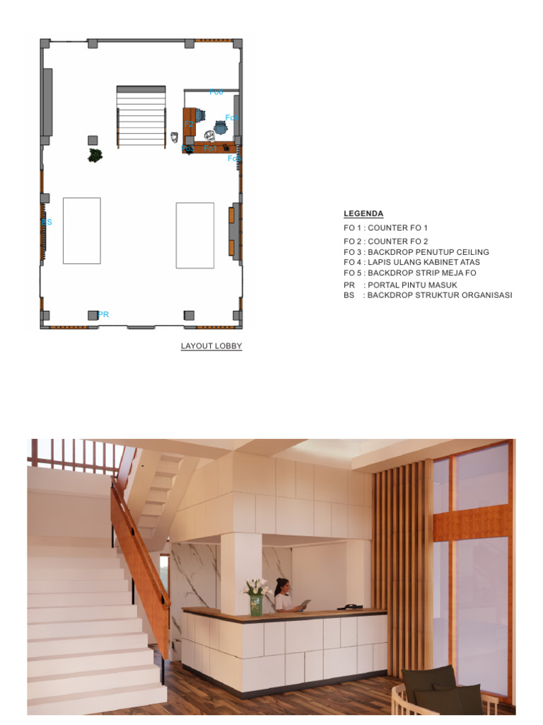 Design Furniture Ruang Front Office | PDF