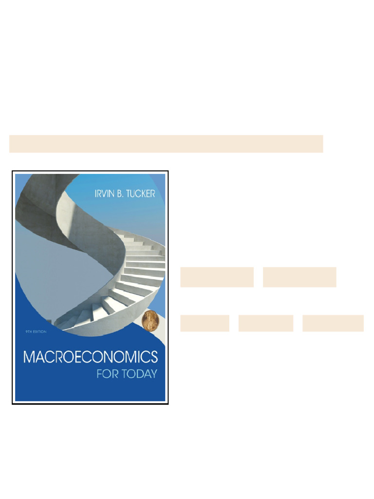 Test Bank for Macroeconomics for Today, 9th Edition Irvin B. Tucker ...