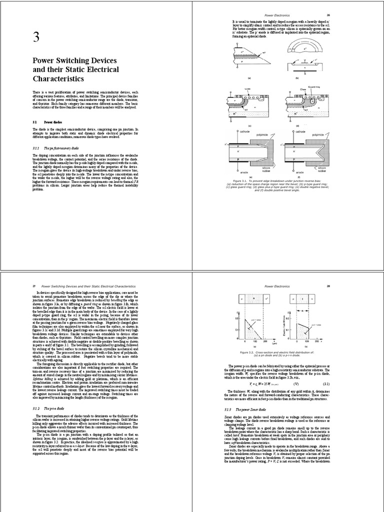 Power Switching Devices Overview | PDF