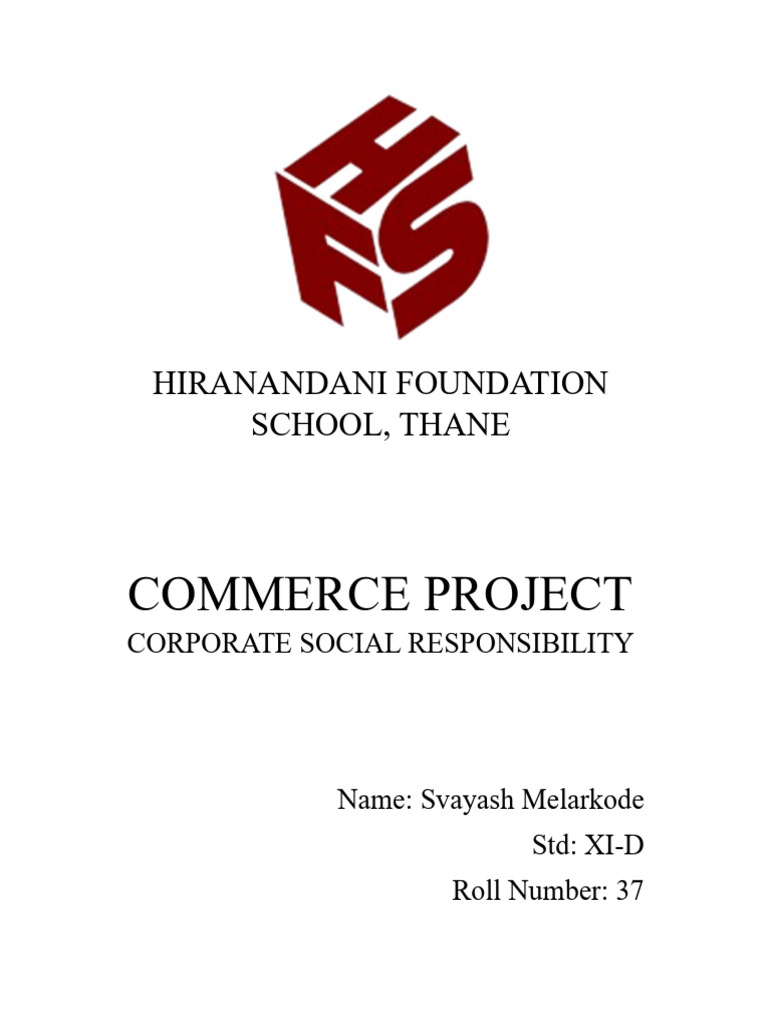 Cover Page Commerce Term 2 | PDF