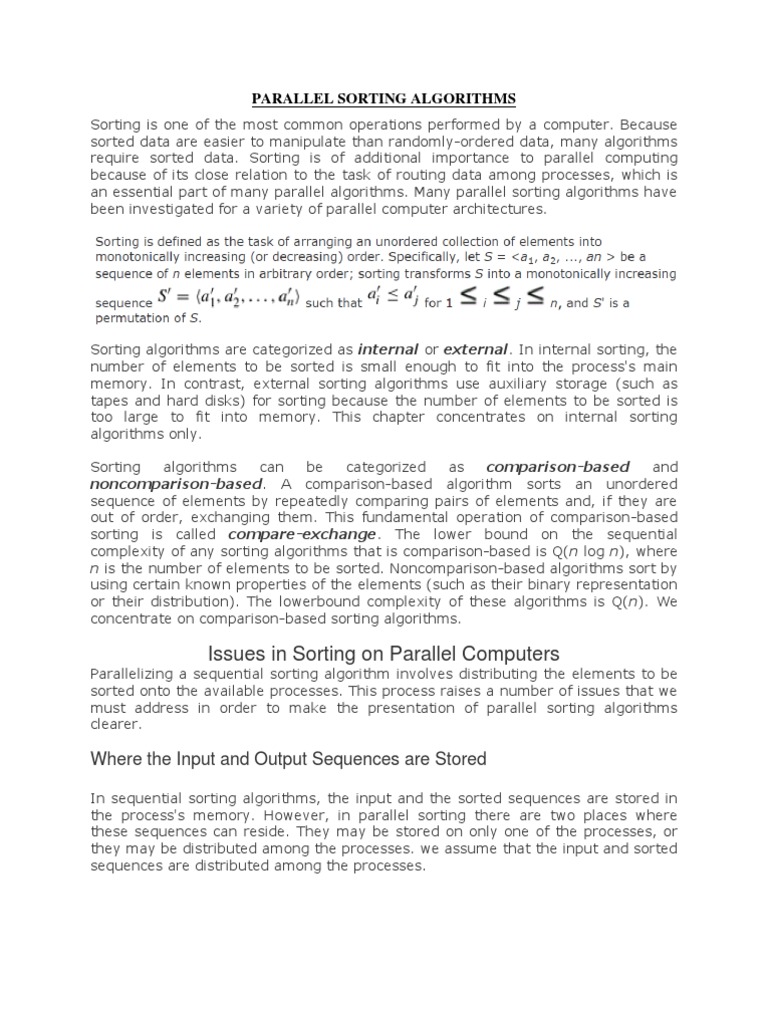 Parallel Algorithm Lecture Notes | PDF | Time Complexity | Parallel ...