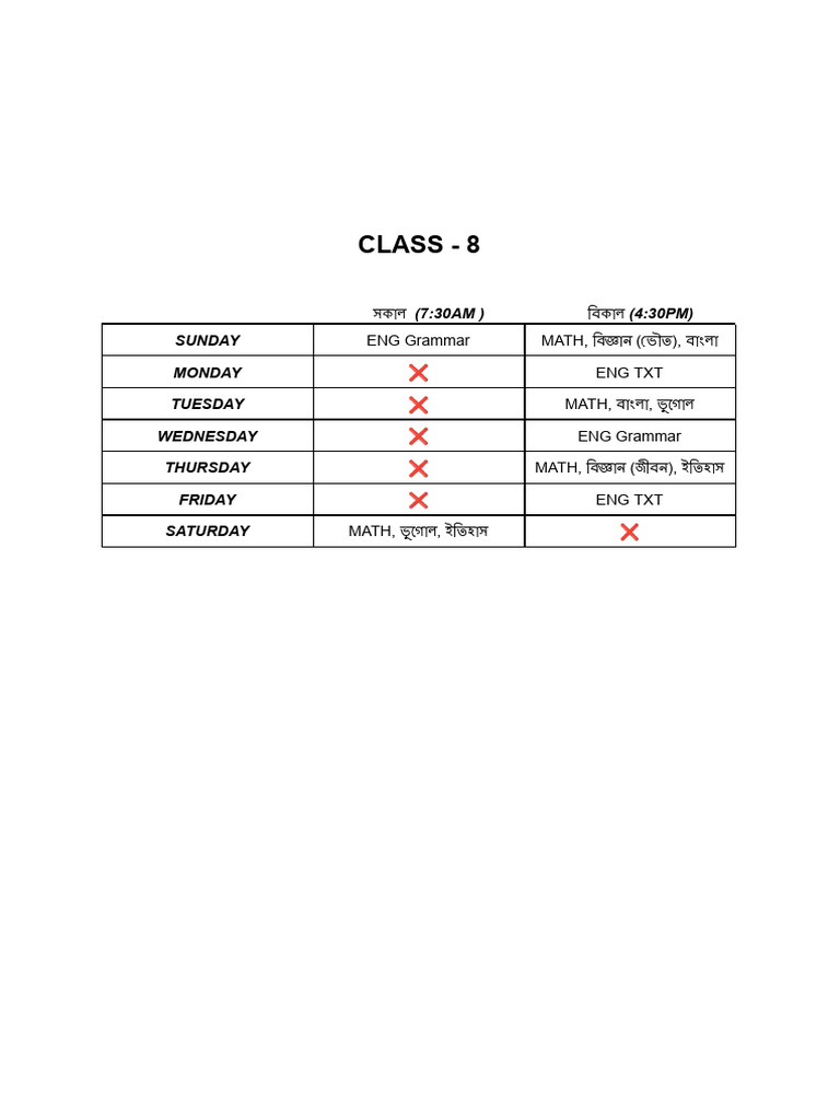 Class 8 | PDF