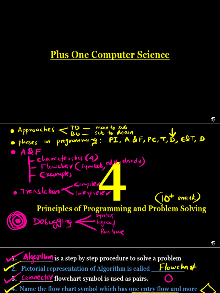 Computer Science Programming Principles | PDF | Algorithms | Control Flow