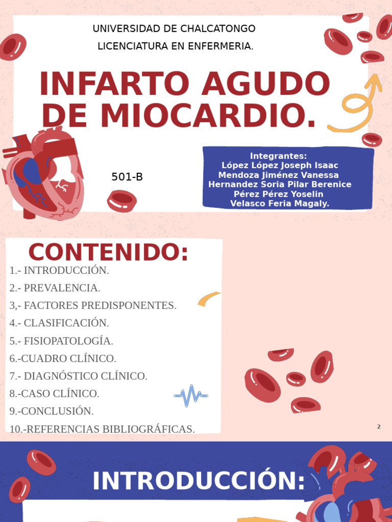 Infarto Agudo de Miocardio: Guía Completa | PDF | Infarto de miocardio ...