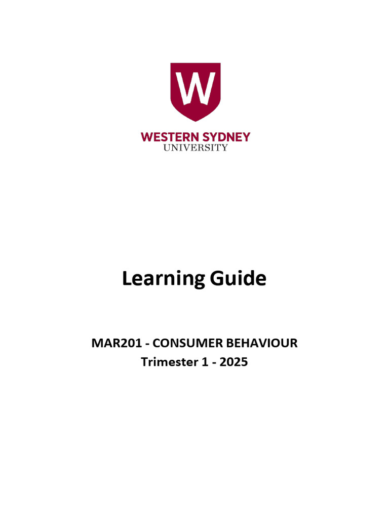 Consumer Behaviour Course Overview 2025 | PDF | Consumer Behaviour | Brand