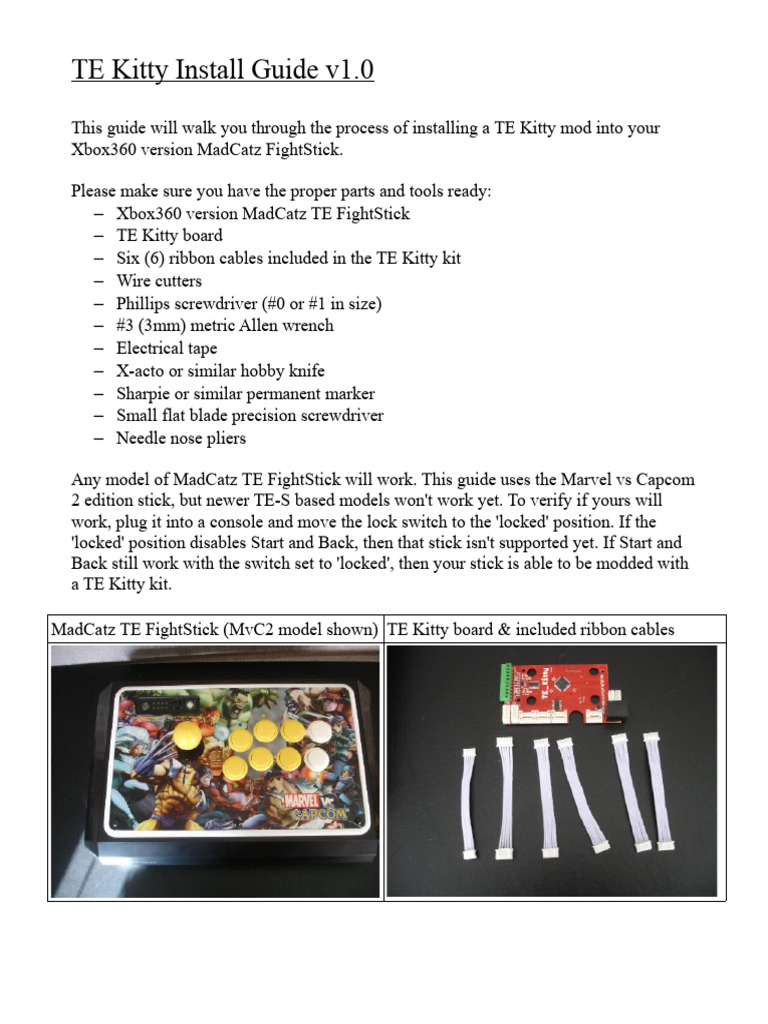 TEKitty Install | PDF | Electrical Connector | Manufactured Goods