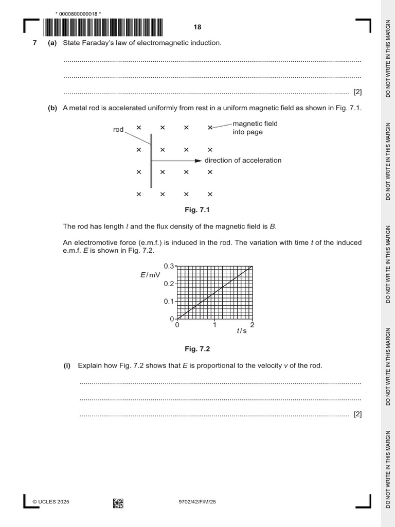 Faraday's Law and Induced EMF Analysis | PDF | Magnetic Field | Magnetism