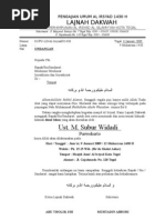 Surat Undangan Pengajian Muharram