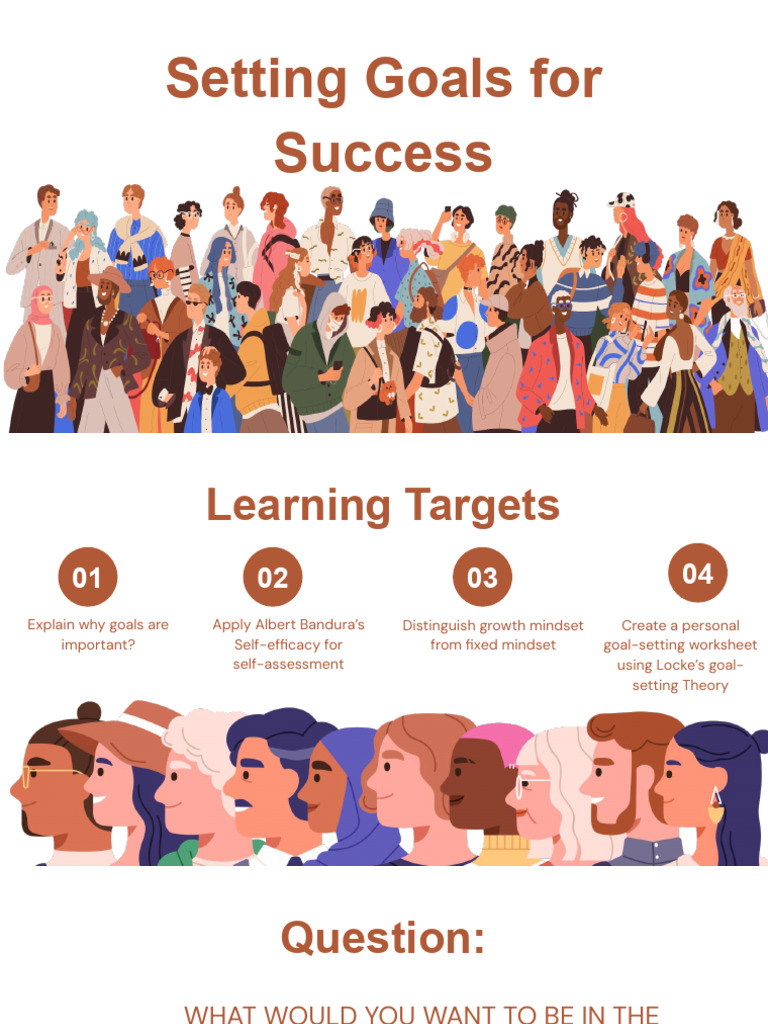 Goal Setting for Personal Success | PDF | Self Efficacy | Goal