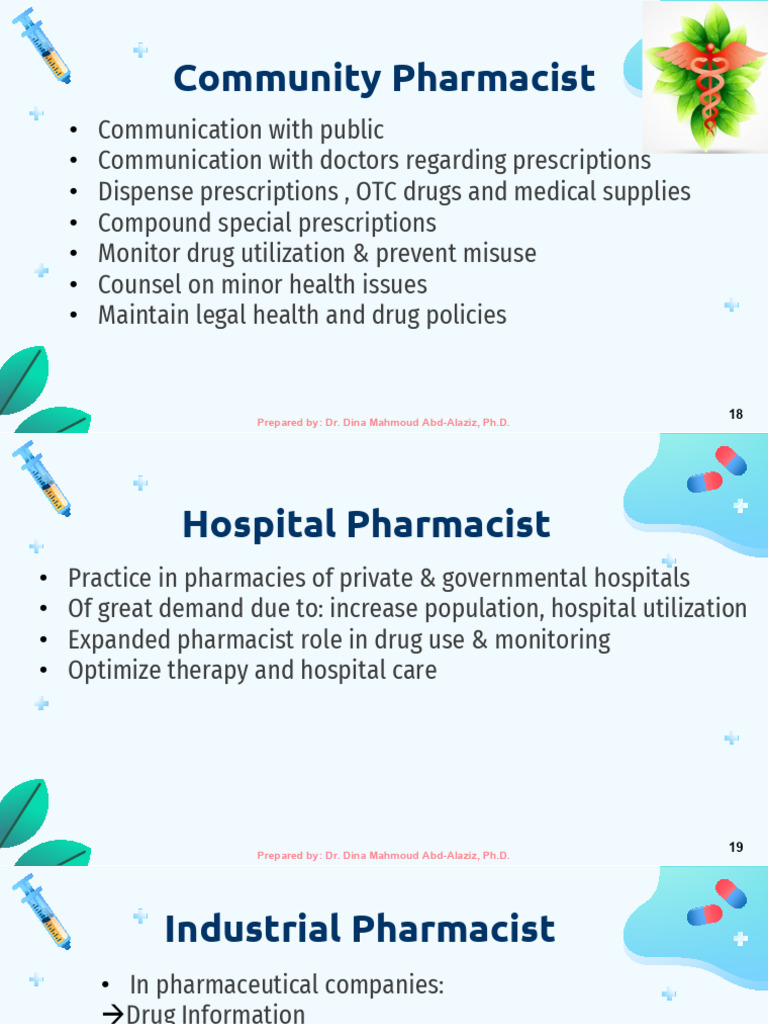 Roles of Pharmacists in Healthcare | PDF | Pharmacy | Prescription Drugs