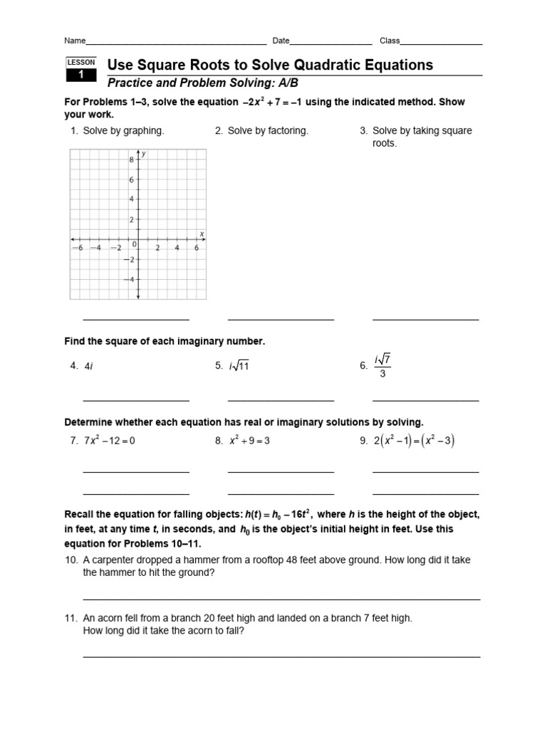 Worksheet Lesson 1 | PDF