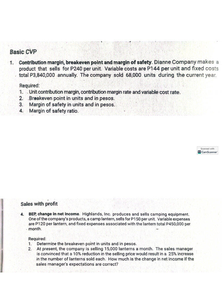 CVP | PDF