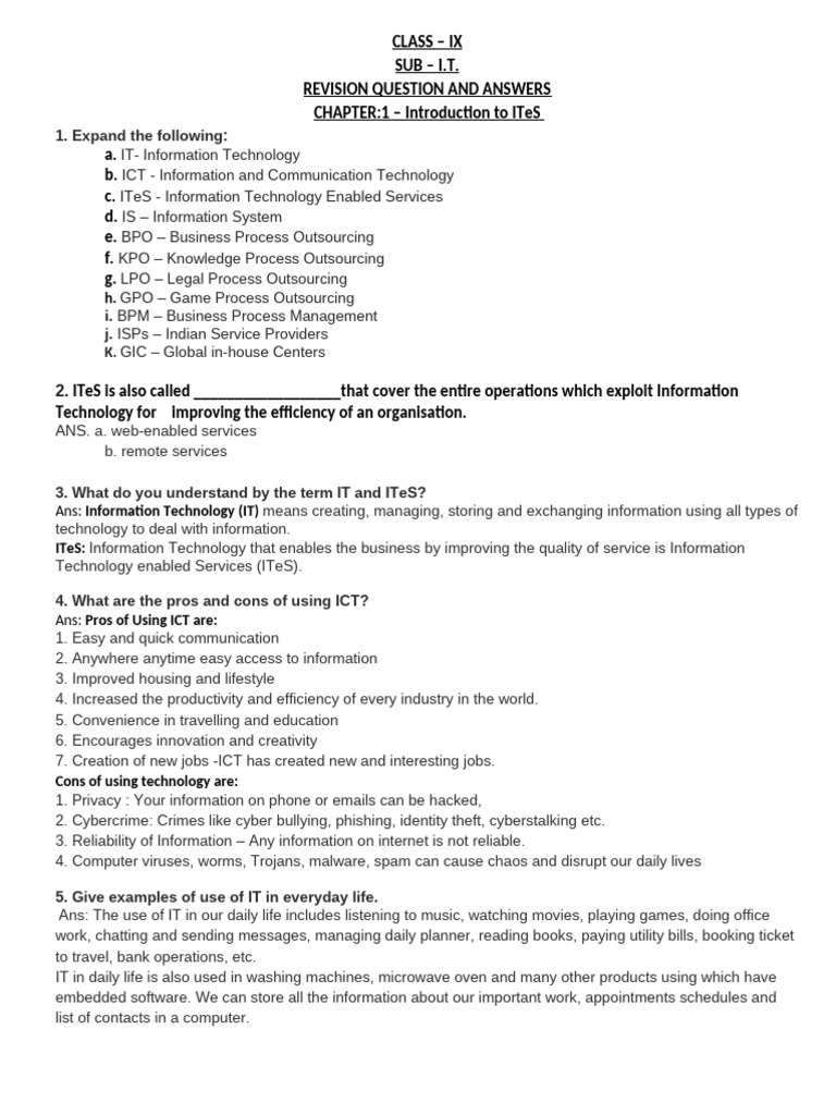 REVISION PLAN CLASS 9TH (I.T.) | PDF | Computer Keyboard | Spreadsheet