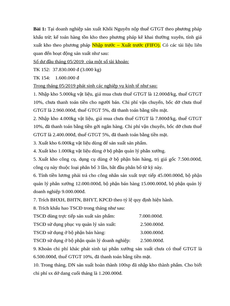 BT NLKT | PDF