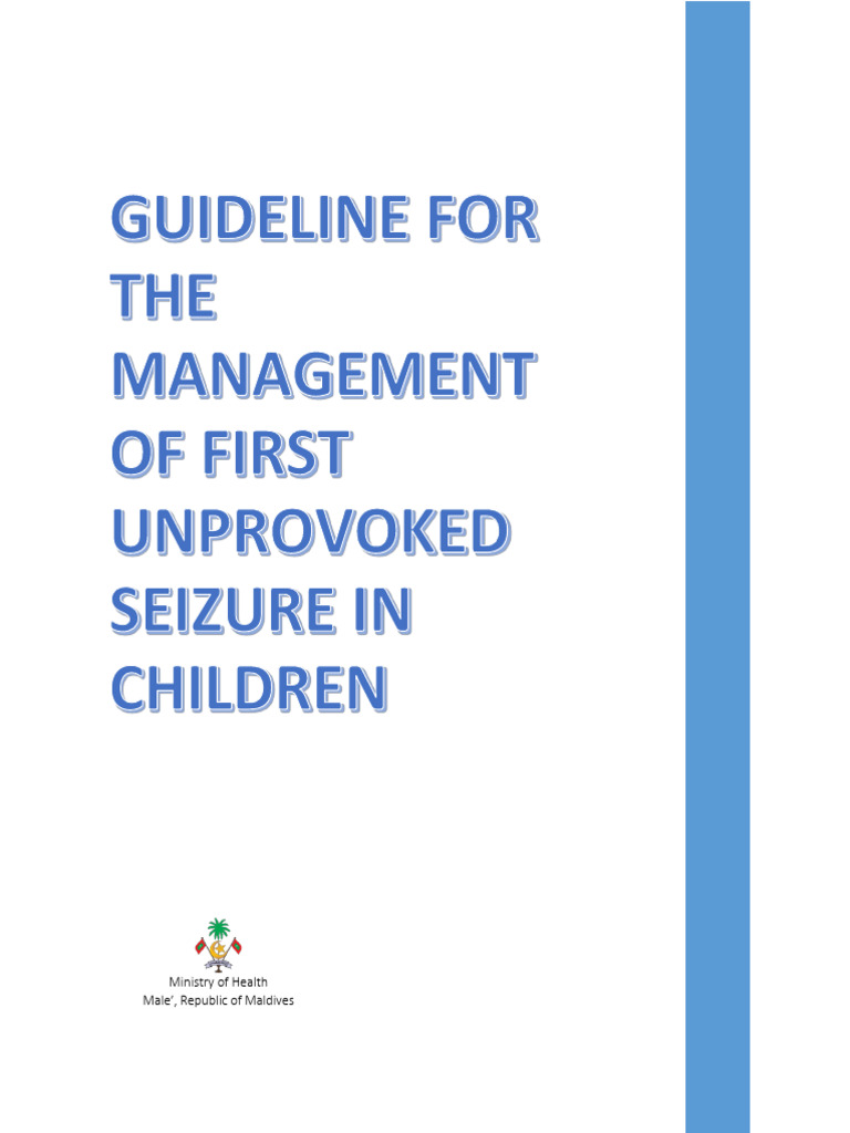 First Unprovoked Seizure Management Guide | PDF | Epilepsy | Neurology