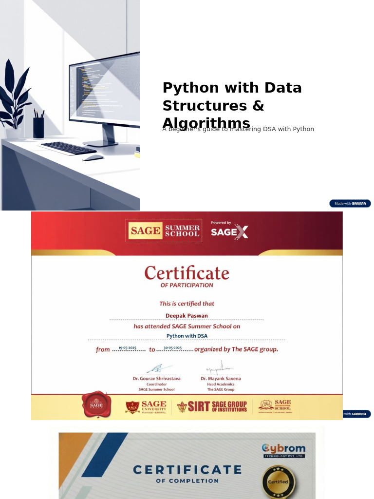 Deepak Paswan Final | PDF | Computer Programming | Python (Programming ...