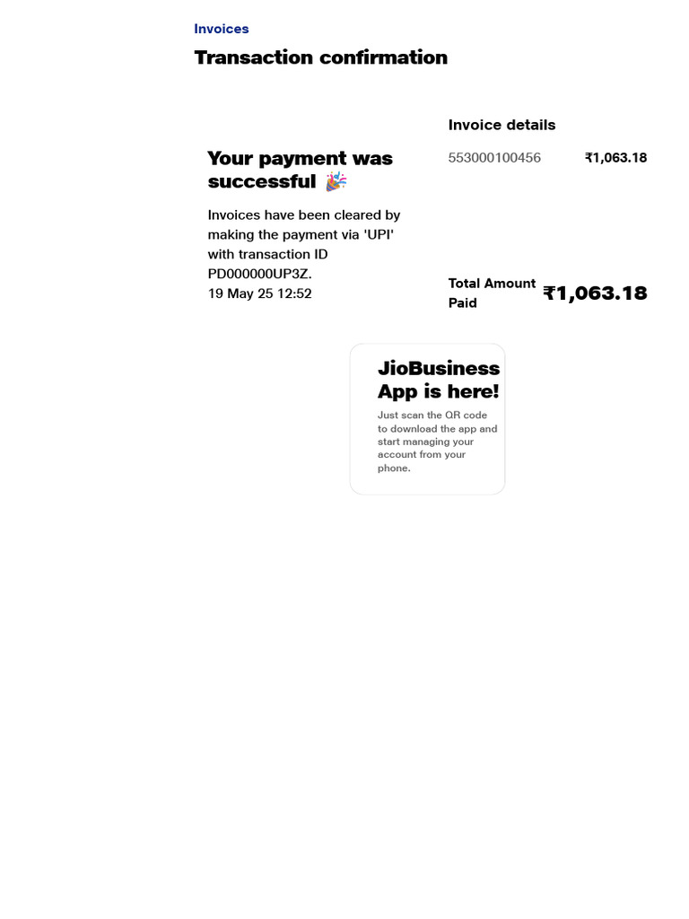 Bill and Payment May | PDF