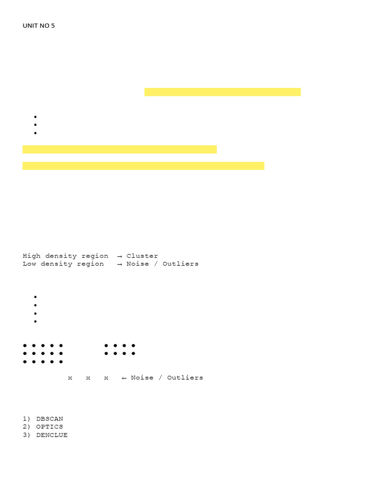Unit No 5 | PDF | Cluster Analysis | Outlier