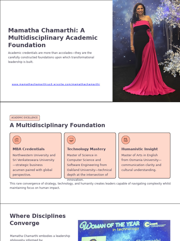 Mamatha Chamarthi A Multidisciplinary Academic Foundation | PDF ...