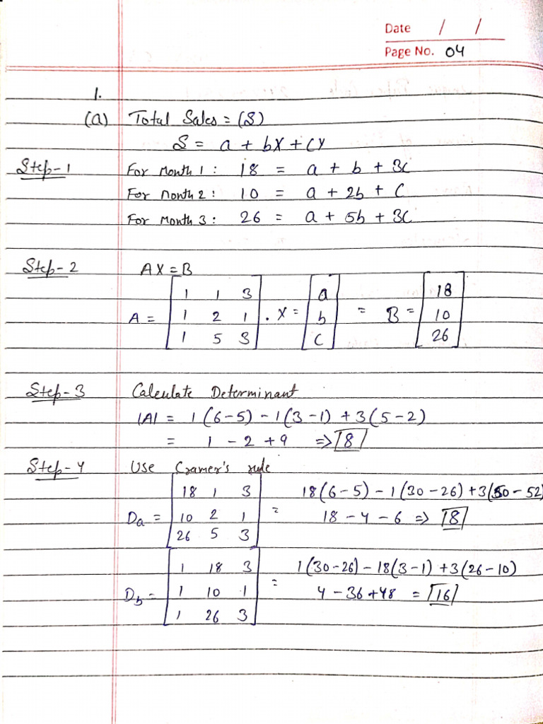 Maths Assigement Solution | PDF