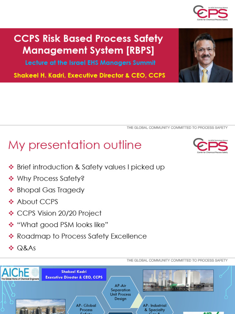 CCPS Risk-Based Process Safety Overview | PDF | Risk | Safety