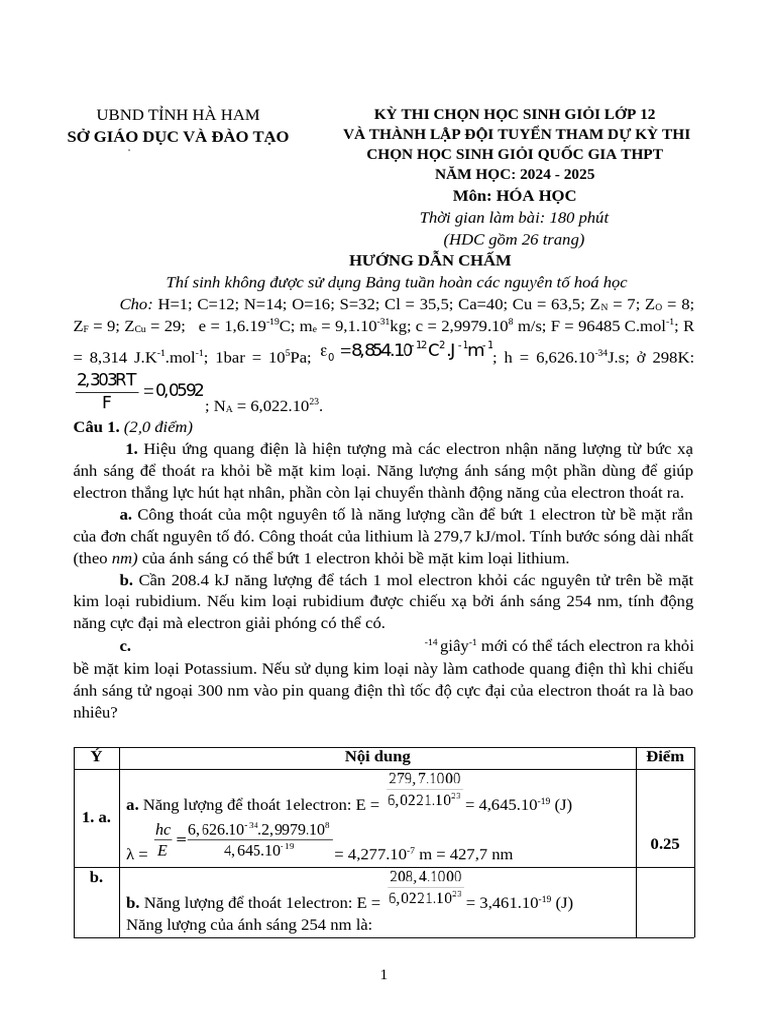 HDC HSGQG - Đề 1 - 1 | PDF