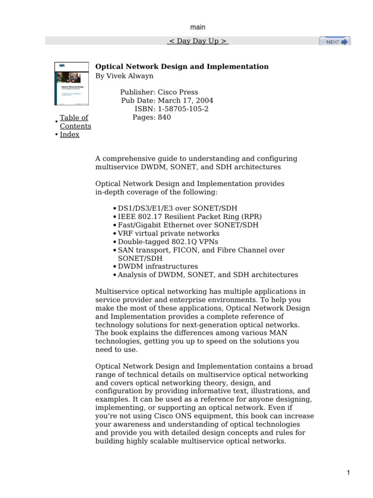 Optical Network Design Guide | PDF | Wavelength Division Multiplexing ...