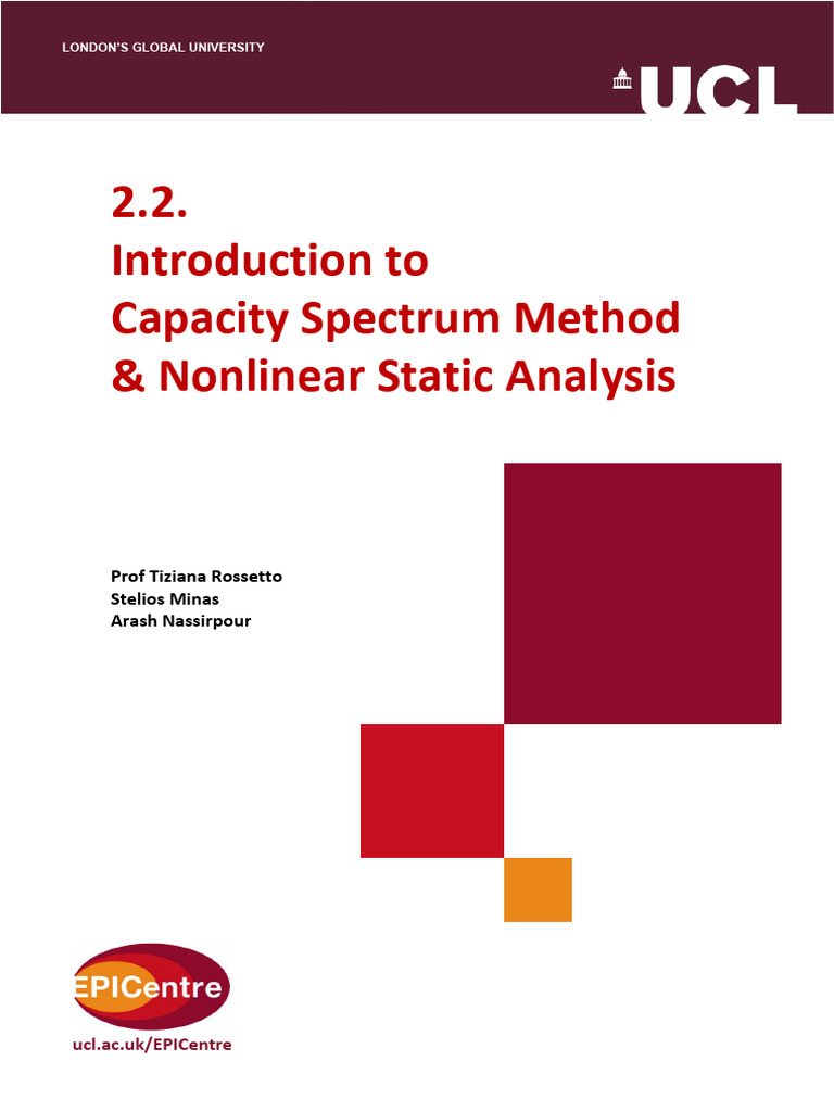 Capacity Spectrum Method Overview | PDF | Applied And Interdisciplinary ...