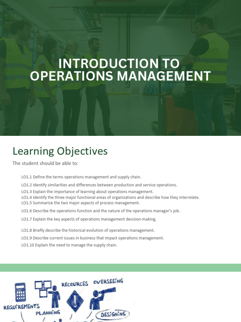 Operations Management Essentials Guide | PDF | Operations Management ...