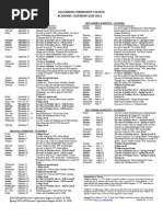 HCC Summer 2025 Academic Calendar | PDF | Education Finance | Higher ...