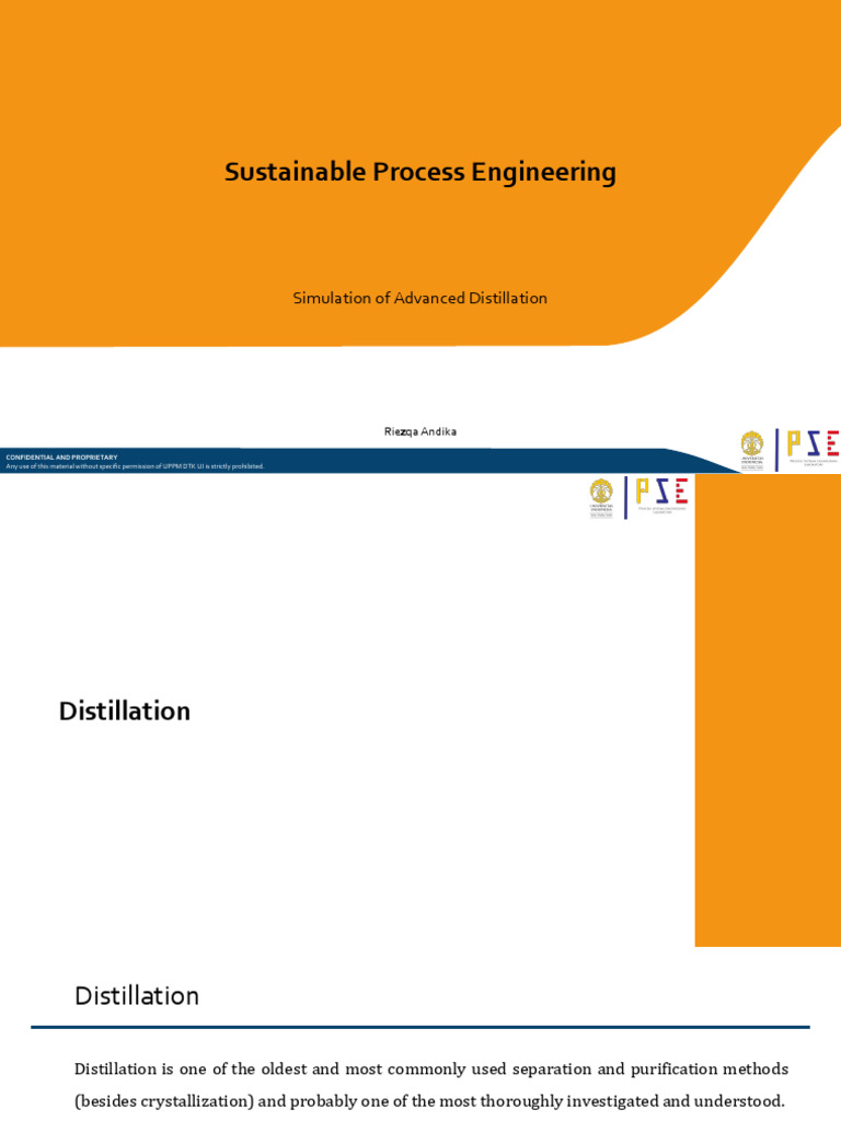 Advanced Distillation Process Engineering | PDF | Distillation ...