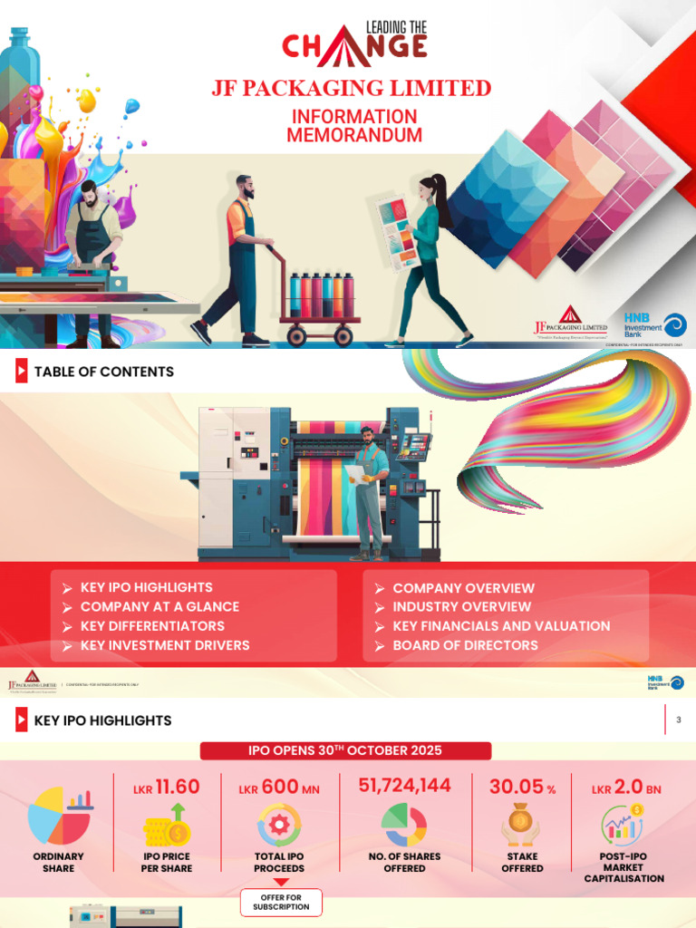JF Packaging Limited IPO Overview | PDF | Valuation (Finance) | Recycling