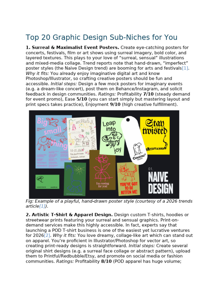 Top 20 Graphic Design Sub-Niches | PDF | Brand | Graphic Design