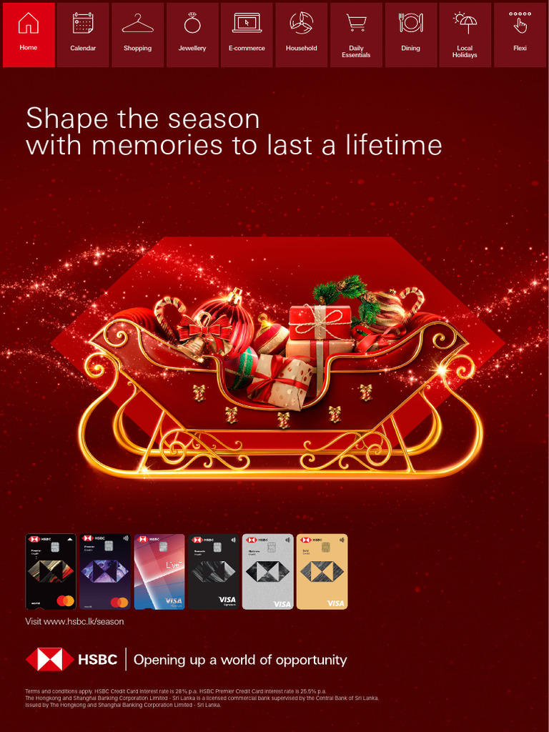 HSBC Seasonal Offers and Discounts | PDF | Debit Card | Credit Card