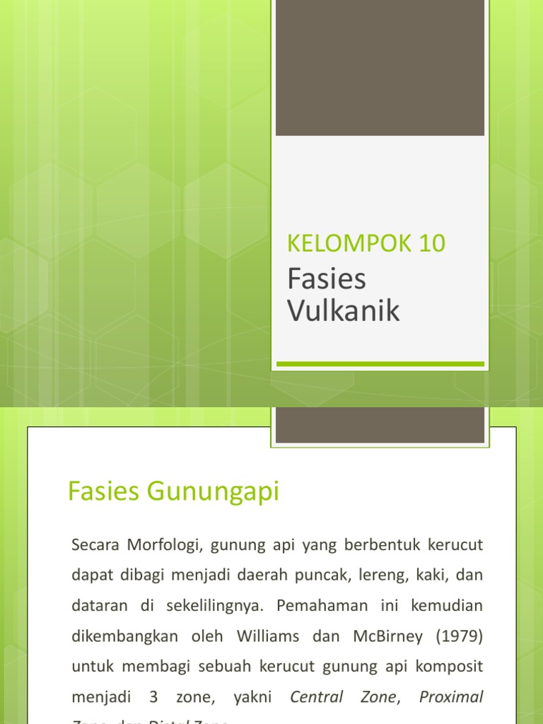 Pembagian Fasies Gunung Api dan Litologi | PDF | Sains & Matematika