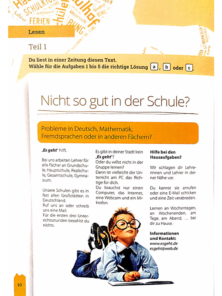 Fit in Deutsch A2 Lektion 1 | PDF