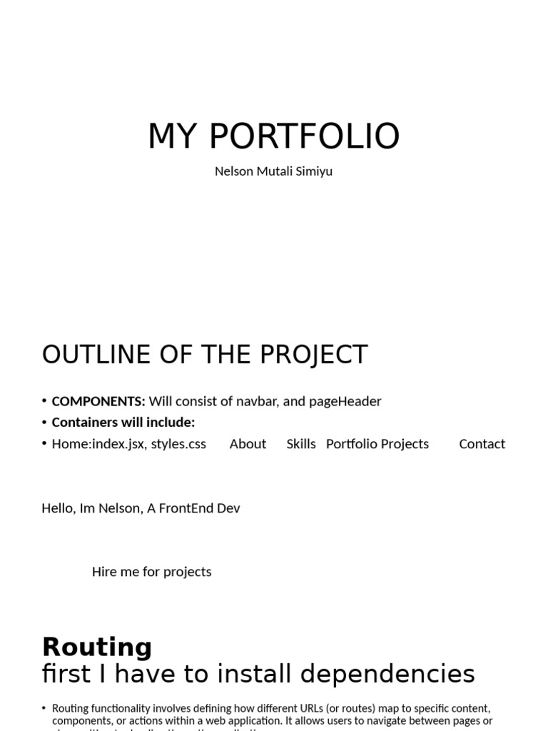 My Portfolio | PDF