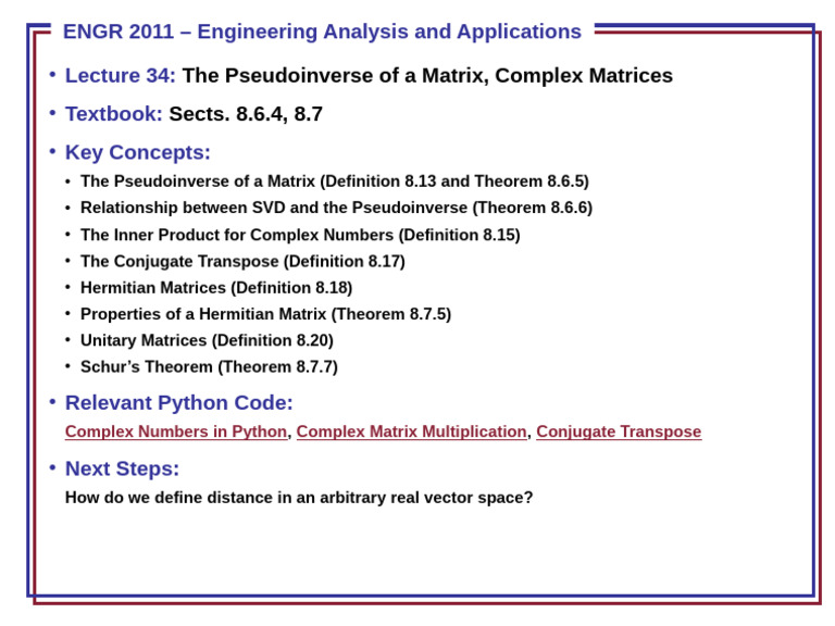 Lecture 34 | PDF