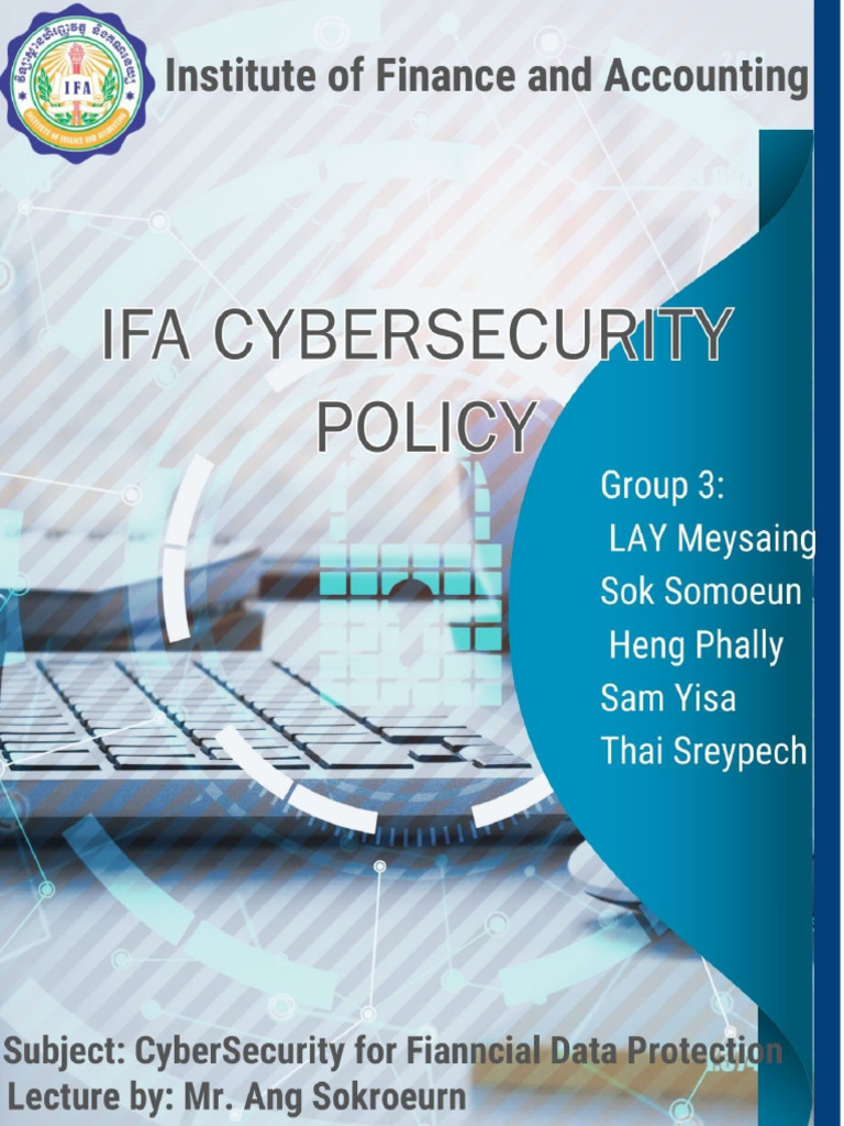 IFA Cybersecurity Policy Overview | PDF | Security | Computer Security