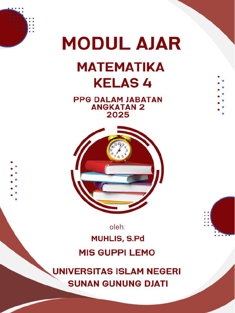 Modul Ajar Matematika Kelas 4 SD | PDF