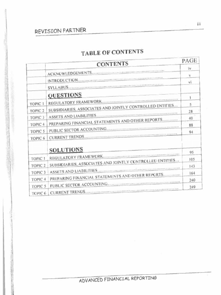 Afr Revision Kit | PDF