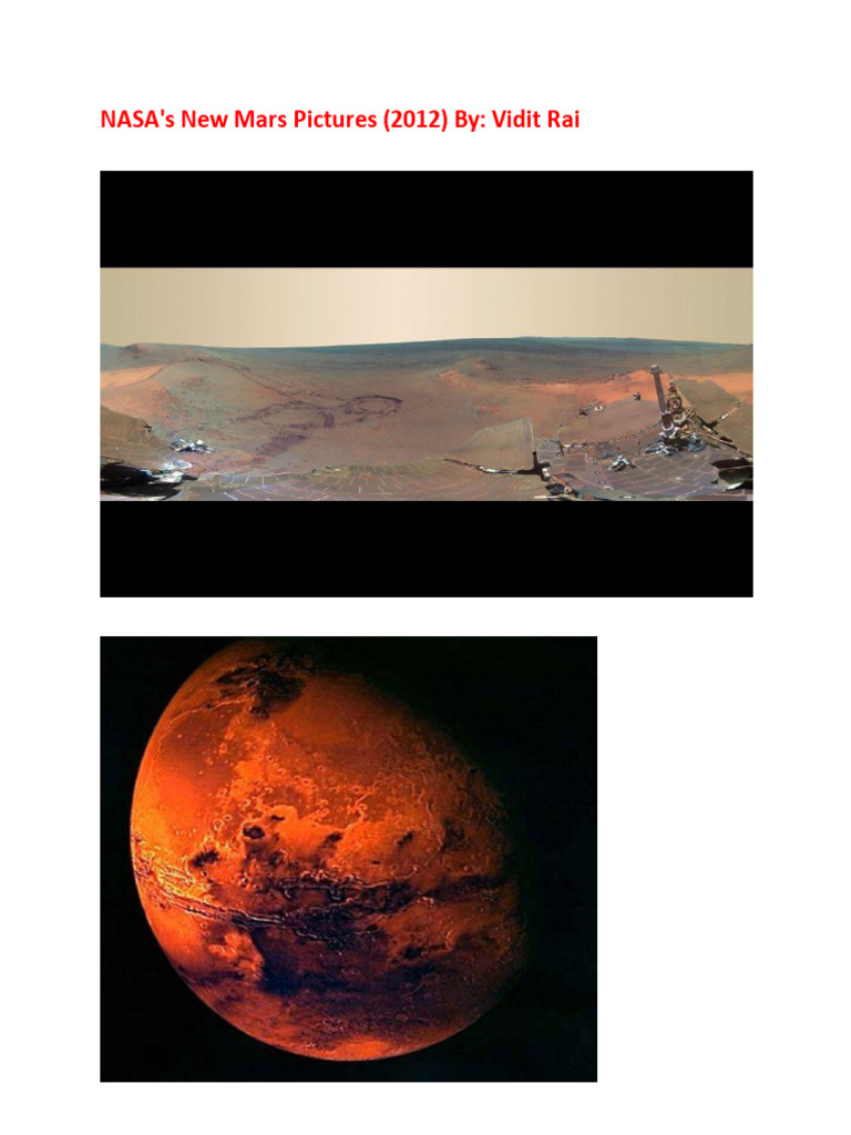 NASA's New Mars Picture | PDF